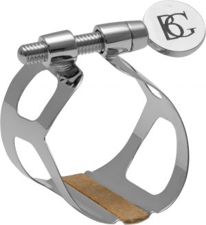 BG L90 TRADITION Versilbert: Silberne Blattschraube von unten links. Oriduktbild