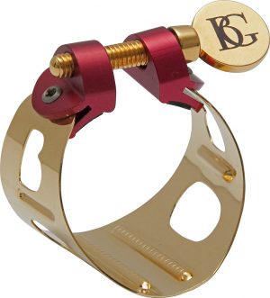 BG LDS0 DUO Goldlack: Goldene Blattschraube von oben links. Produktbild