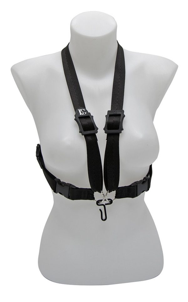 BG S41M Kreuzgurt Damen von vorne auf Puppe. Produktbild