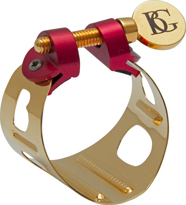 BG LDT1 DUO Vergoldet: Goldene Blattschraube von unten links. Produktbild