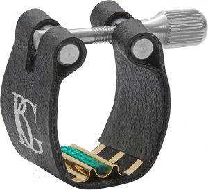 BG L8SR SUPER REVELATION: Lederummantelte Blattschraube von vorne links. Produktbild