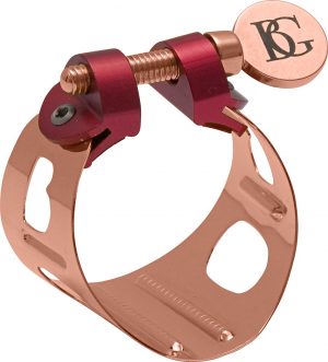BG LDT9 DUO Roségold: Pinke Blattschraube von unten links. Produktbild