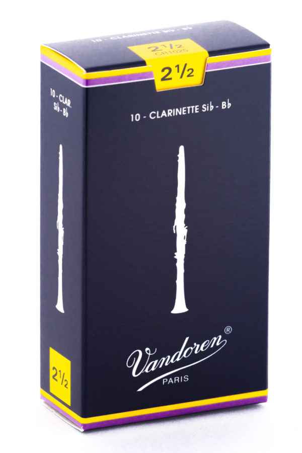 Vandoren B-Klarinette Classic / Traditional Stärke 2.5 (10 Stk.)