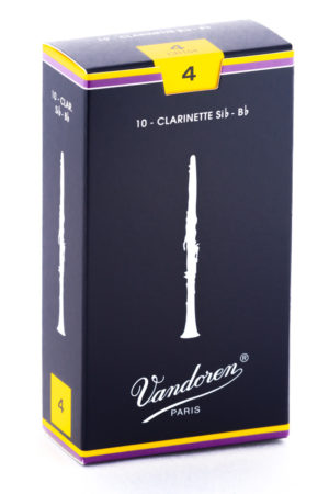 Vandoren B-Klarinette Classic / Traditional Stärke 4 (10 Stk.)