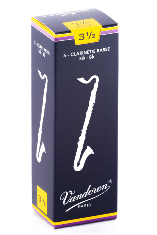 Vandoren Bass-Klarinette Classic / Traditional Stärke 3.5 (5 Stk.)