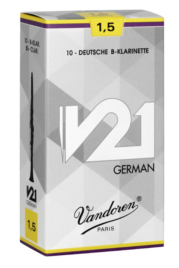 Vandoren B-Klarinette V21 German Stärke 1.5 (10 Stk.)
