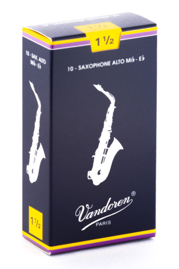 Vandoren Altsax Blätter Classic / Traditional Stärke 1.5 (10 Stk.)