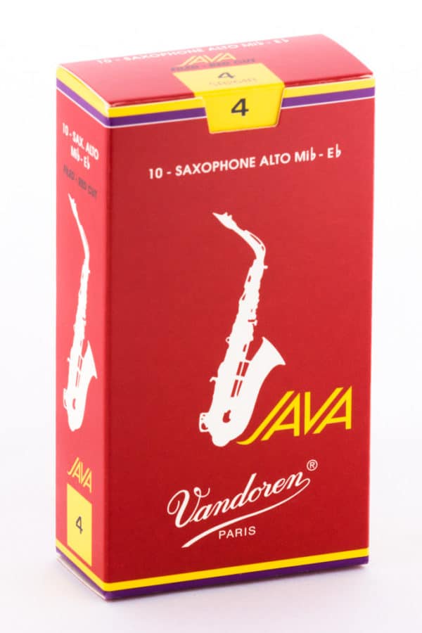 Vandoren Altsax Java Red Cut Stärke 4 (10 Stk.)