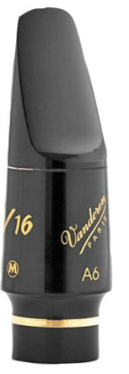 Vandoren Altsaxmundstück V16 A6 M von vorne Produktbild