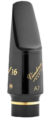 Vandoren Altsaxmundstück V16 A7 M von vorne Produktbild