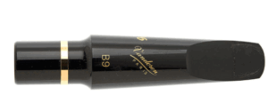 Vandoren Baritonsaxmundstück V16 B9 liegend von oben Produktbild