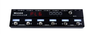 MOOER Pedal Controller L6 - Effektpedal Ansicht vonoben auf Bedien-Fläche Produktbild