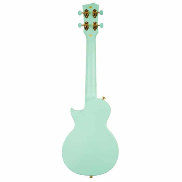 Cascha Carbon Fibre Ukulele Set Mint HH2287 von hinten komplette Ukulele Produktbild