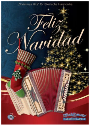 Daniel Danter: Feliz Navidad - "Christmas Hits" für die Steirische Harmonika inkl. CD von vorne Produktbild