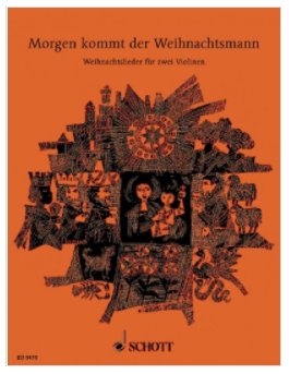 Morgen kommt der Weihnachtsmann - Weihnachtslieder für Klavier von vorne Produktbild