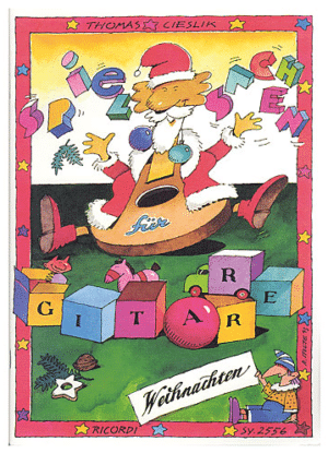 Thomas Cieslik - Spielsachen für Gitarre Weihnachten von vorne Produktbild