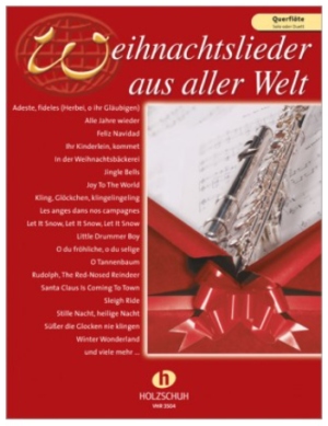 Weihnachtslieder aus aller Welt für die Querflöte von vorne Produktbild