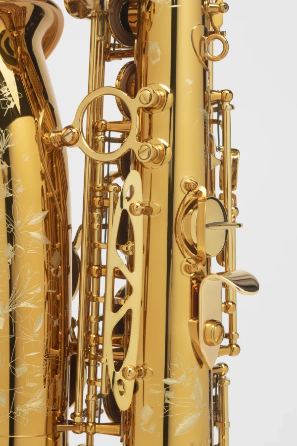 Selmer Supreme Alt Saxophon Ansicht Daumenhalter, Klappen Produktbild