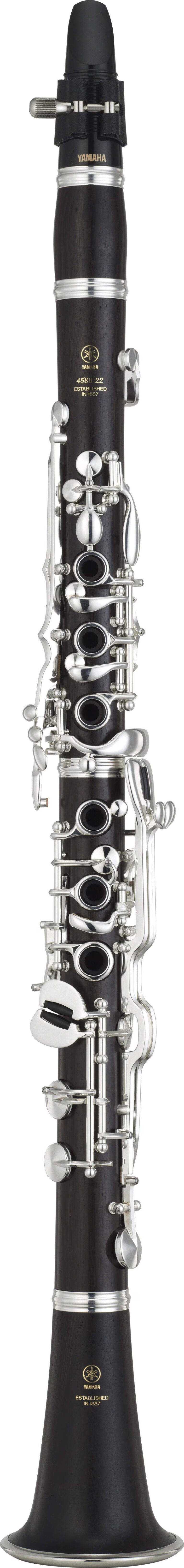 Yamaha YCL 458/22 B-Klarinette + gratis K&M Notenständer Ansicht von vorne Produktbild