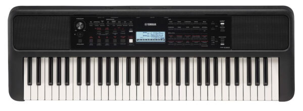 Yamaha PSR-E383 Portables Keyboard Ansicht von oben auf Bedien-Oberfläche Produktbild