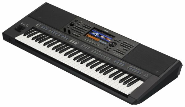 Yamaha PSR SX 720 Keyboard Ansicht von oben seitlich Produktbild
