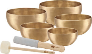 MEINL U 2950 Sonic Energy Universal Klangschalen Set 7 teilig - 400/500/600/700/750g + Mallet Klangschalen in verschiedenen größen und Schlägel Produktbild