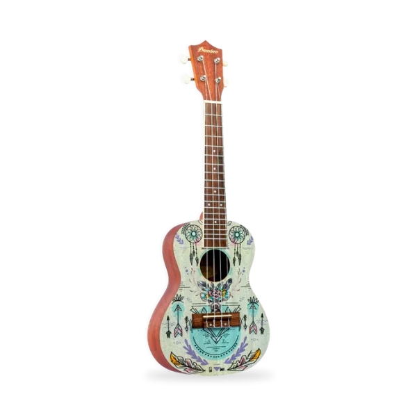 Bamboo Ukulele U 23 Indi-S komplette Ukulele von vorne Produktbild