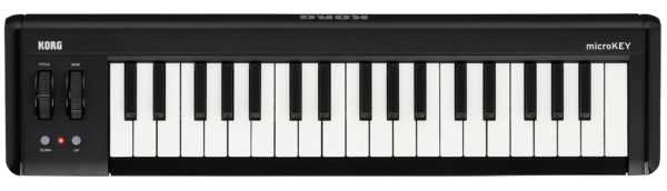 KORG microKEY2-37 - Midi-Keyboard von oben Produktbild