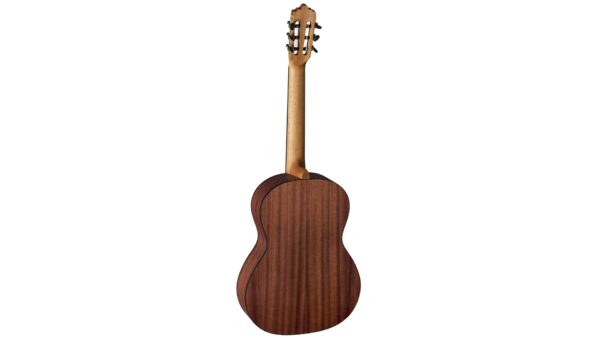 La Mancha Rubinito LSM-N Konzertgitarre von hinten komplette Gitarre Produktbild