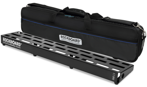 Rockboard Duo 2.3 - Pedalboard von oben mit Tasche Produktbild