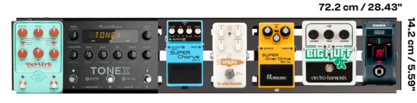 Rockboard Duo 2.3 - Pedalboard von oben Produktbild