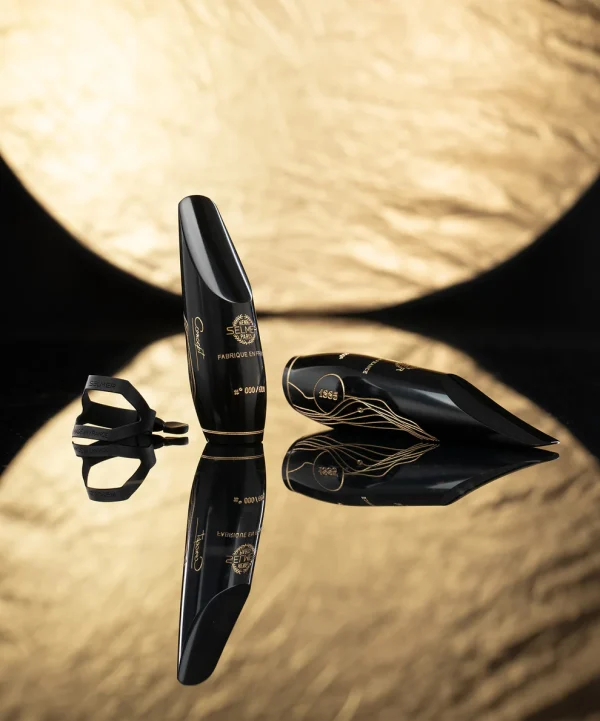 Selmer Tenorsaxmundstück Concept "Limited Edition 2025" von vorne mit Blattschraube Produktbild