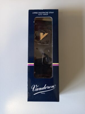 Vandoren Saxophon Gurt VSS101 von vorne im Karotn Produktbild
