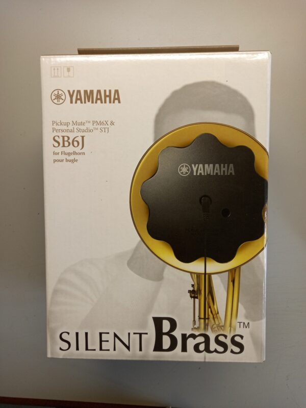 Yamaha Silent Brass SB6J für Flügelhorn Karton von vorne Produktbild