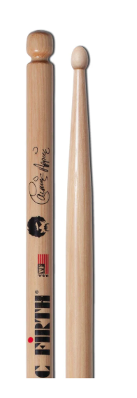 Vic Firth Signature Series Carmine Appice Drumsticks auf weißem Untergrund Produktbild