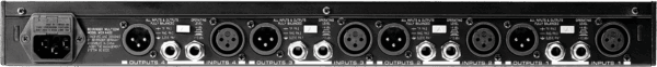 Behringer MDX4400 4 Kanal Kompressor / Limiter / Gate von hinten Produktbild