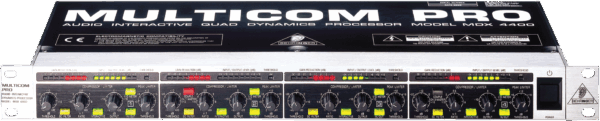 Behringer MDX4400 4 Kanal Kompressor / Limiter / Gate von vorne Produktbild