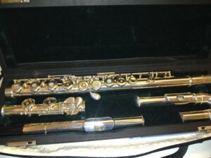 Pearl PF505 RE Querflöte gebraucht von vorne Produktbild