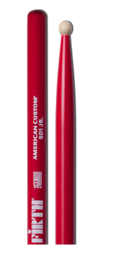 Vic Firth American Custom SD1 JR. Drumsticks auf weißem Untergrund Produktbild