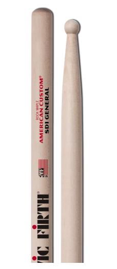 Vic Firth American Custom SD1 Drumsticks auf weißem Hintergrund Produktbild