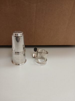 Henri Selmer Paris Blattschraube und Kapsel Sopransaxophon von vorne Produktbild