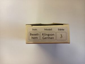 Klingson Bassetthorn Blätter German Stärke 3 Packung von oben Produktbild