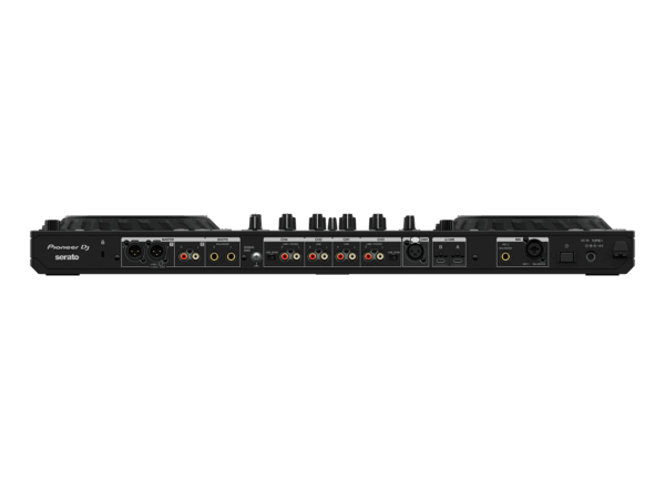 Pioneer DDJ-FLX10 4-Kanal-Profi-DJ-Controller hinten Produktbild