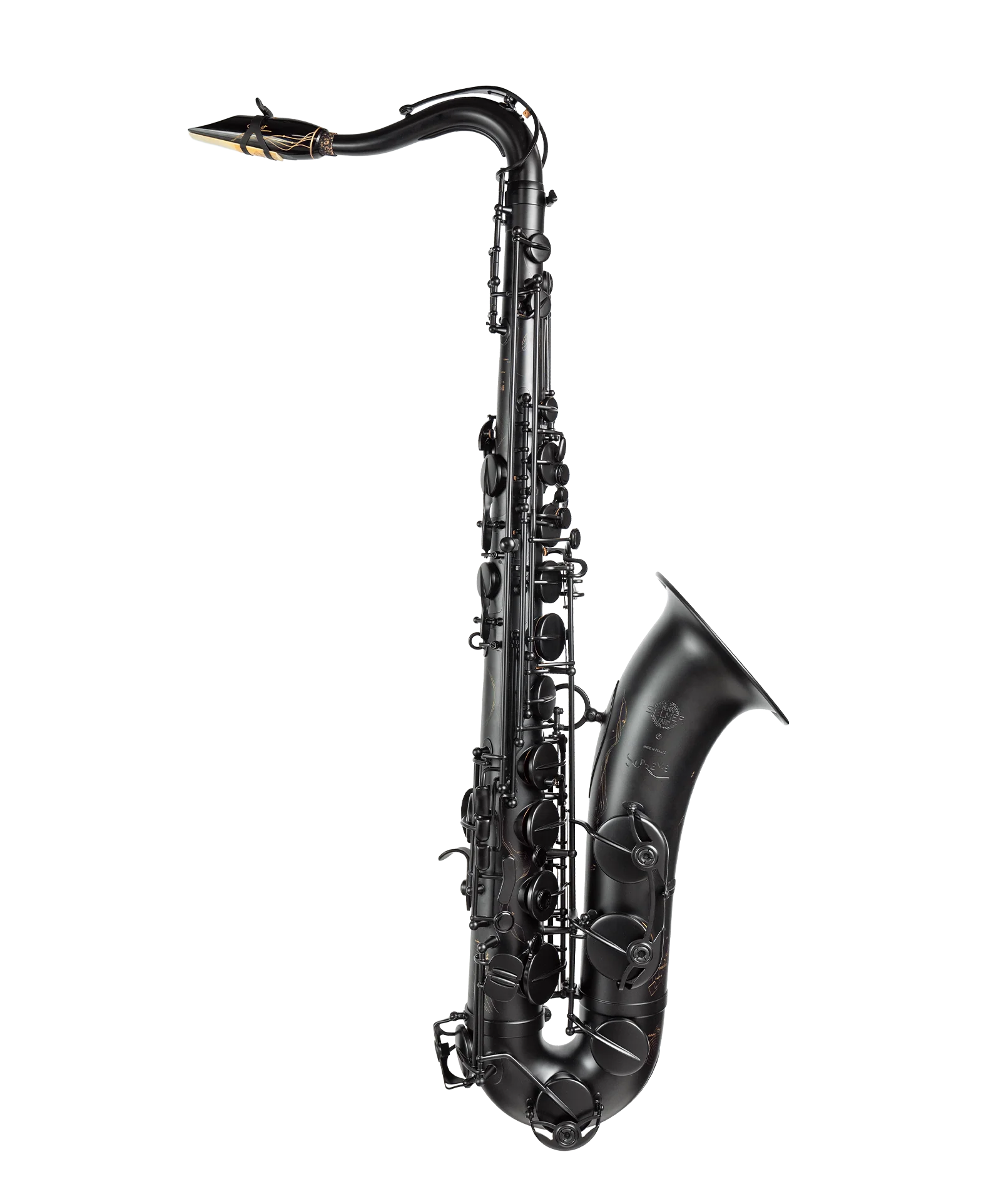 Selmer Supreme Tenorsaxophon Limitiert 2025 schwarz, seitlich - Produktbild