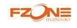 Das Bild zeigt ein orangefarbenes Logo mit dem Schriftzug "FZONE" und dem kleineren Wort "TECHNOLOGY" darunter.