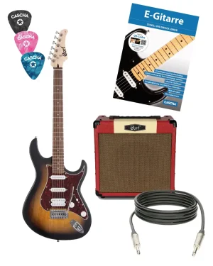 Cort G110/CM15RBK E-Gitarren-Set
