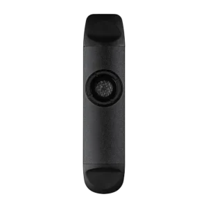 Das Bild zeigt ein schwarzes Cascha Metal Kazoo.