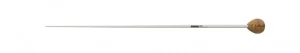 Der Rohema Taktstock Purcell 615071 zeigt einen weißen Stab mit einem braunen, kugelartigen Griff.
