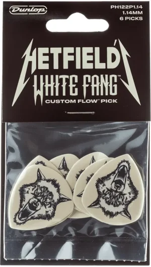 Dunlop James Hetfield White Fang Custom Flow Set - Plektren