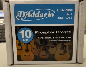 Daddario Westerngitarren Saiten EJ16 -10PQS - Abverkauf